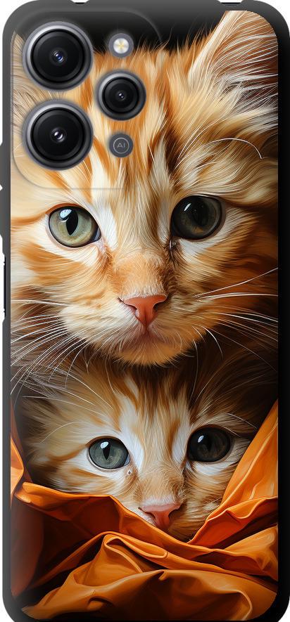 Чохол на Xiaomi Redmi 12 Котики 2 (5664b-3114-42517)