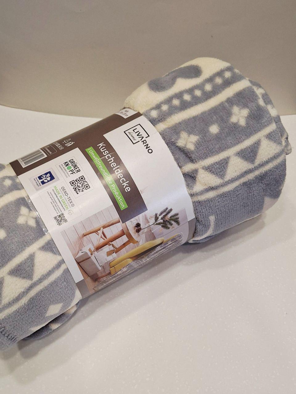 Плед флисовый Livarno Home Winter 180x220 см (1352) - фото 3