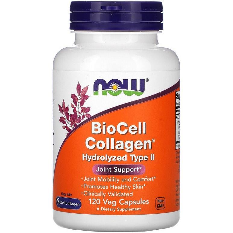 Колаген II типу NOW Foods BioCell Collagen гідролізований 120 капсул (1028316386)