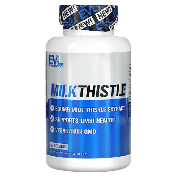 Экстракт расторопши Evlution Nutrition Milk Thistle 300 mg 60 veggie caps