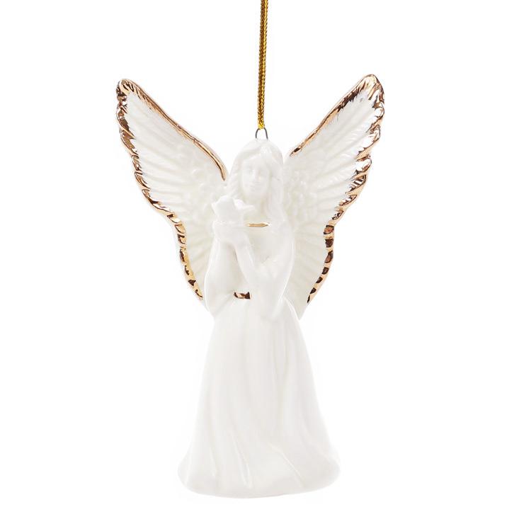 Фигурка-подвеска BonaDi Ангел с птичкой (197-A13)