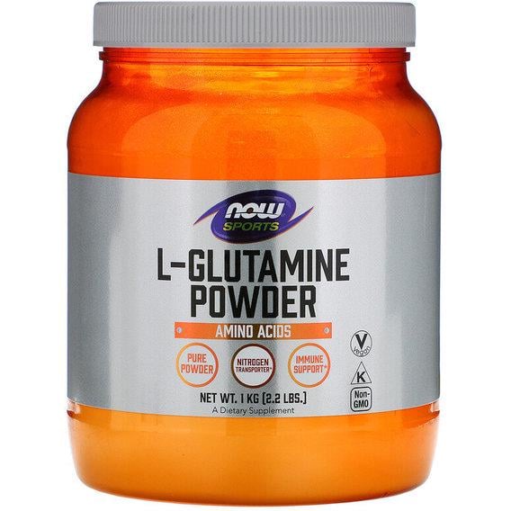 Глютамин NOW Foods L-Glutamine Sports Powder 2.2 lbs 1000 г 200 порций