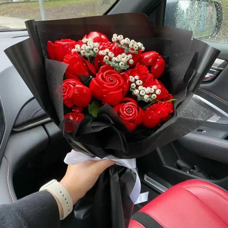 Конструктор Букет Троянд 822 деталі Червоний (383) - фото 5 Конструктор Букет Троянд 822 деталі Червоний (383) - фото 5