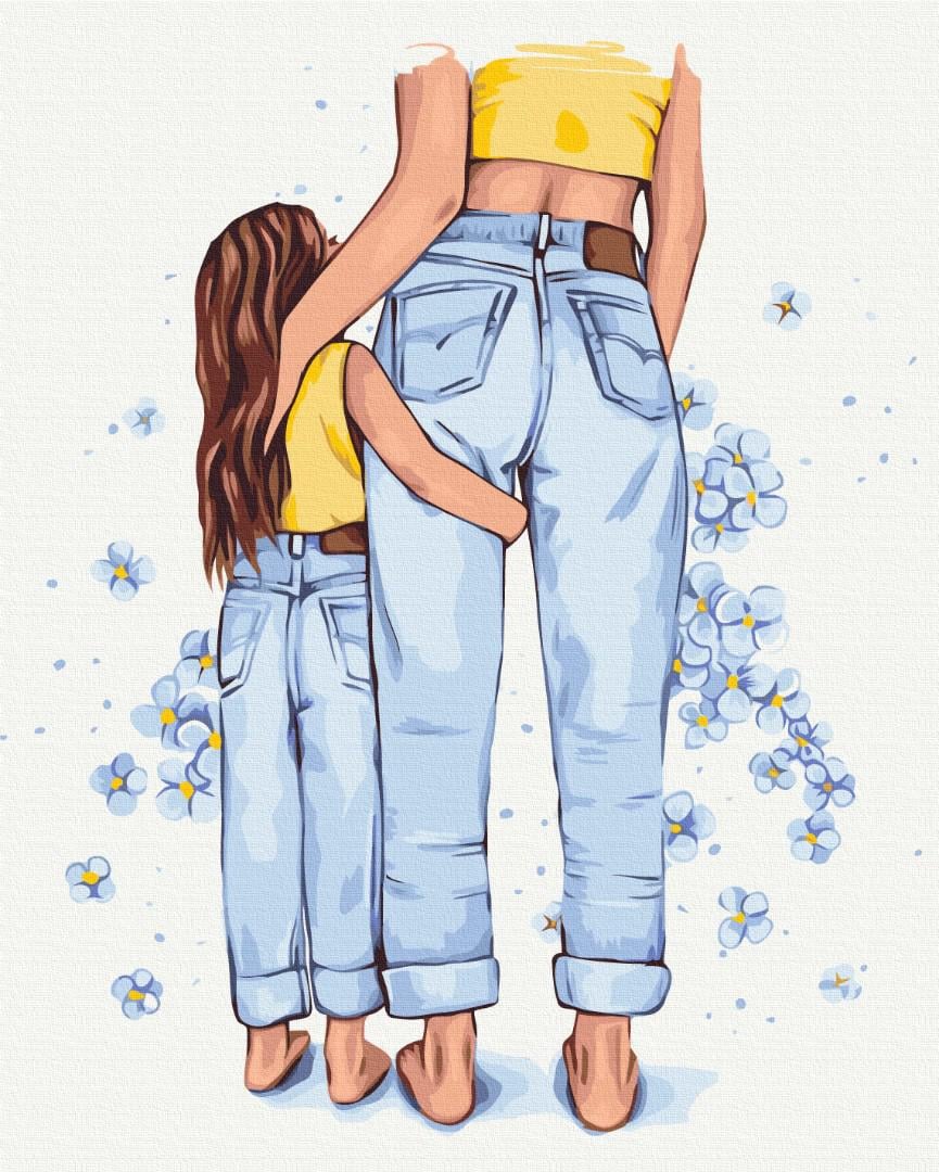 Картина по номерам Brushme Мамин стиль 50x60 см (BS53797L)