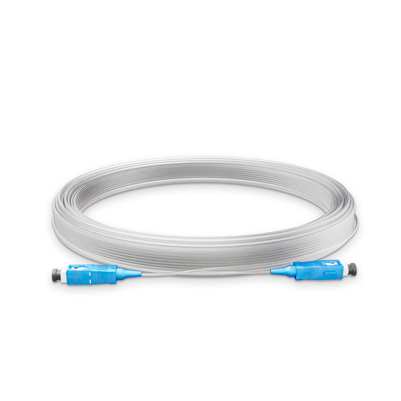 Патч-корд оптический NanoConnect SC/UPC-SC/UPC PVC, Singlemode G.657.А2 SM Simplex 0,9 мм 30 м Прозрачный (2563285688)