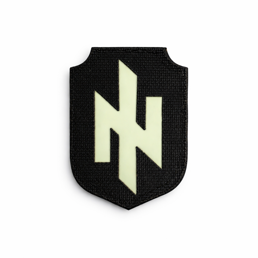 Шеврон на липучке Laser Cut Идея нации 4х6 см Черный/Люминисцентный Шеврон на липучке Laser Cut Идея нации 4х6 см Черный/Люминисцентный