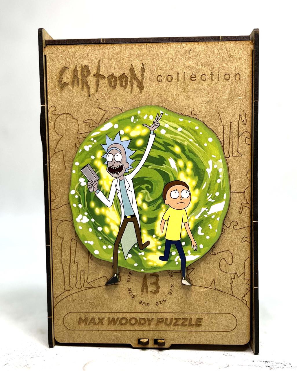 Пазл фигурный Max Woody Рик И Морти A3 147 деталей
