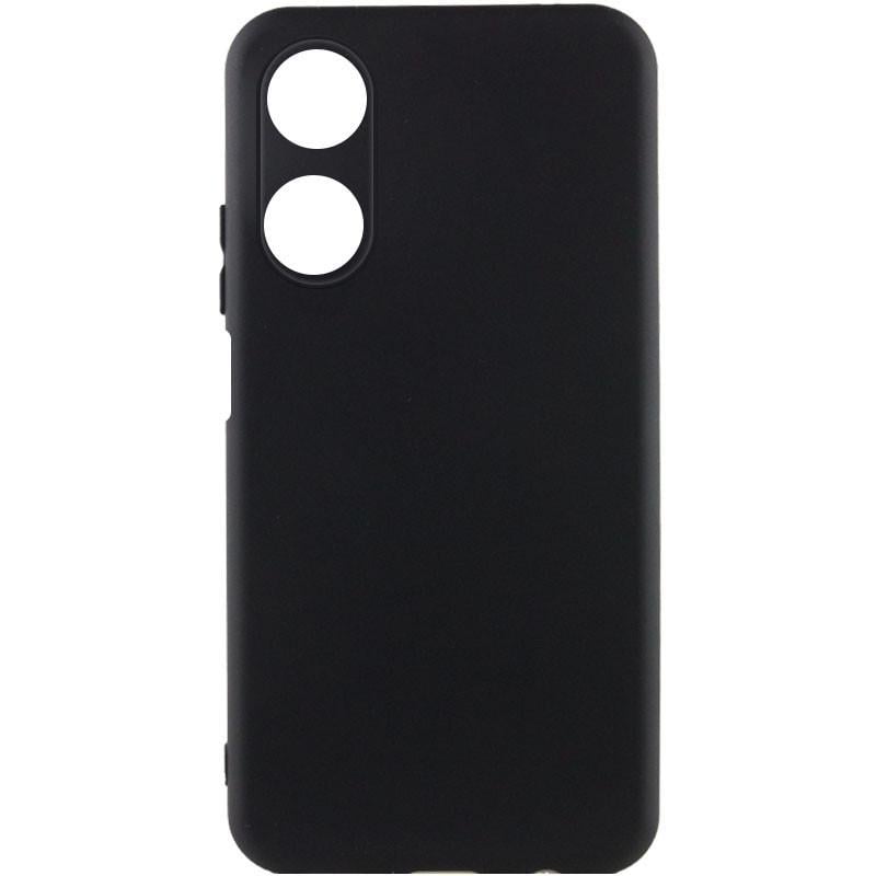 Противоударный чехол Silicone Cover Lakshmi Full Camera (A) для Oppo A38 / A18 Черный / Black