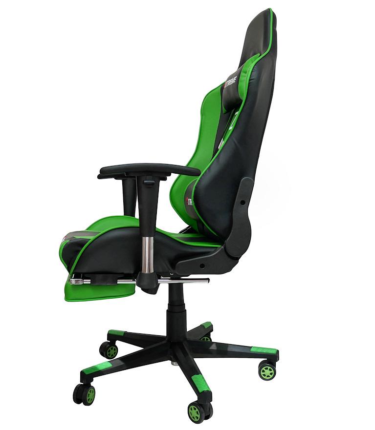 Кресло компьютерное геймерское Extreme Zero Черный/Зеленый (10629786) - фото 9 Кресло компьютерное геймерское Extreme Zero Черный/Зеленый (10629786) - фото 9