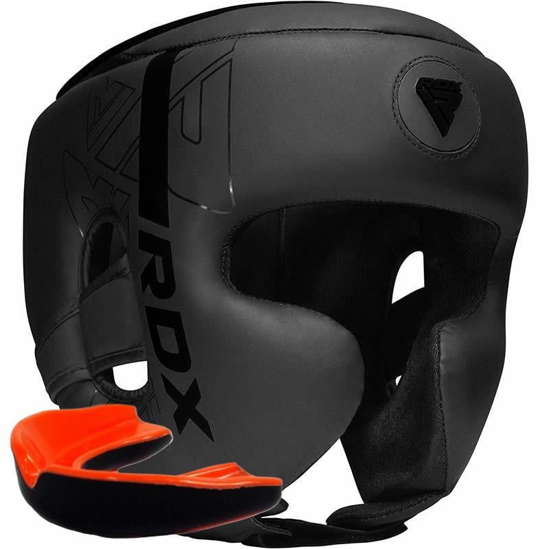 Боксерский шлем с капой RDX F6 KARA L Matte Black (24993773)