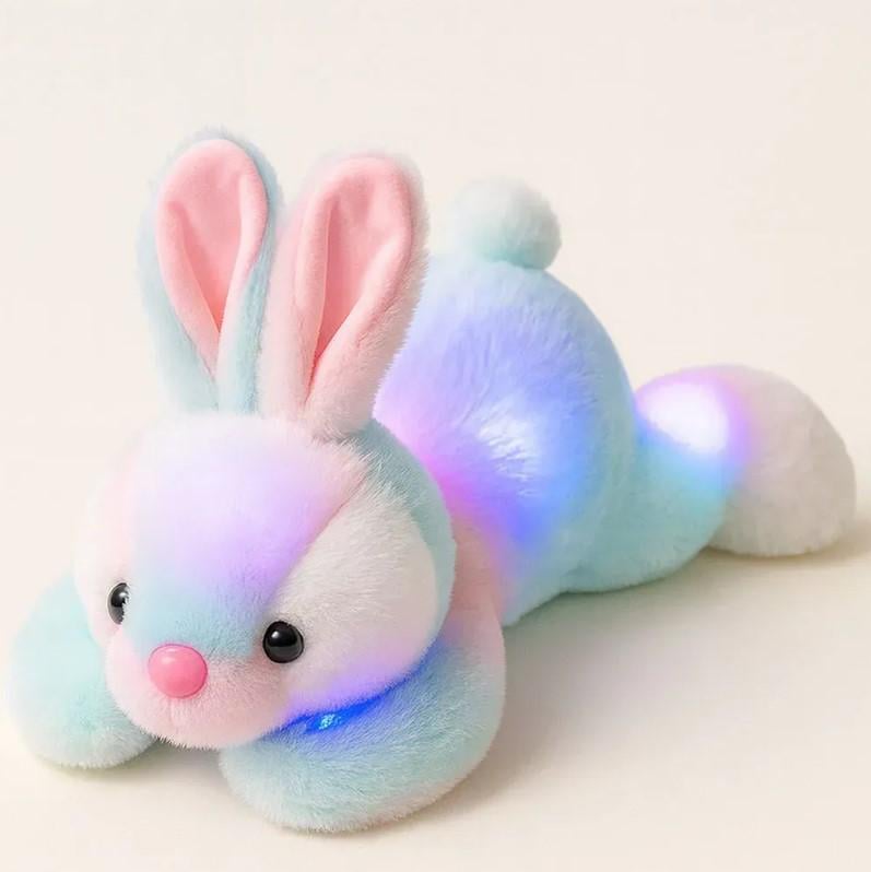 Мягкая игрушка ночник Зайка с подсветкой 35 см (AWN-00559)