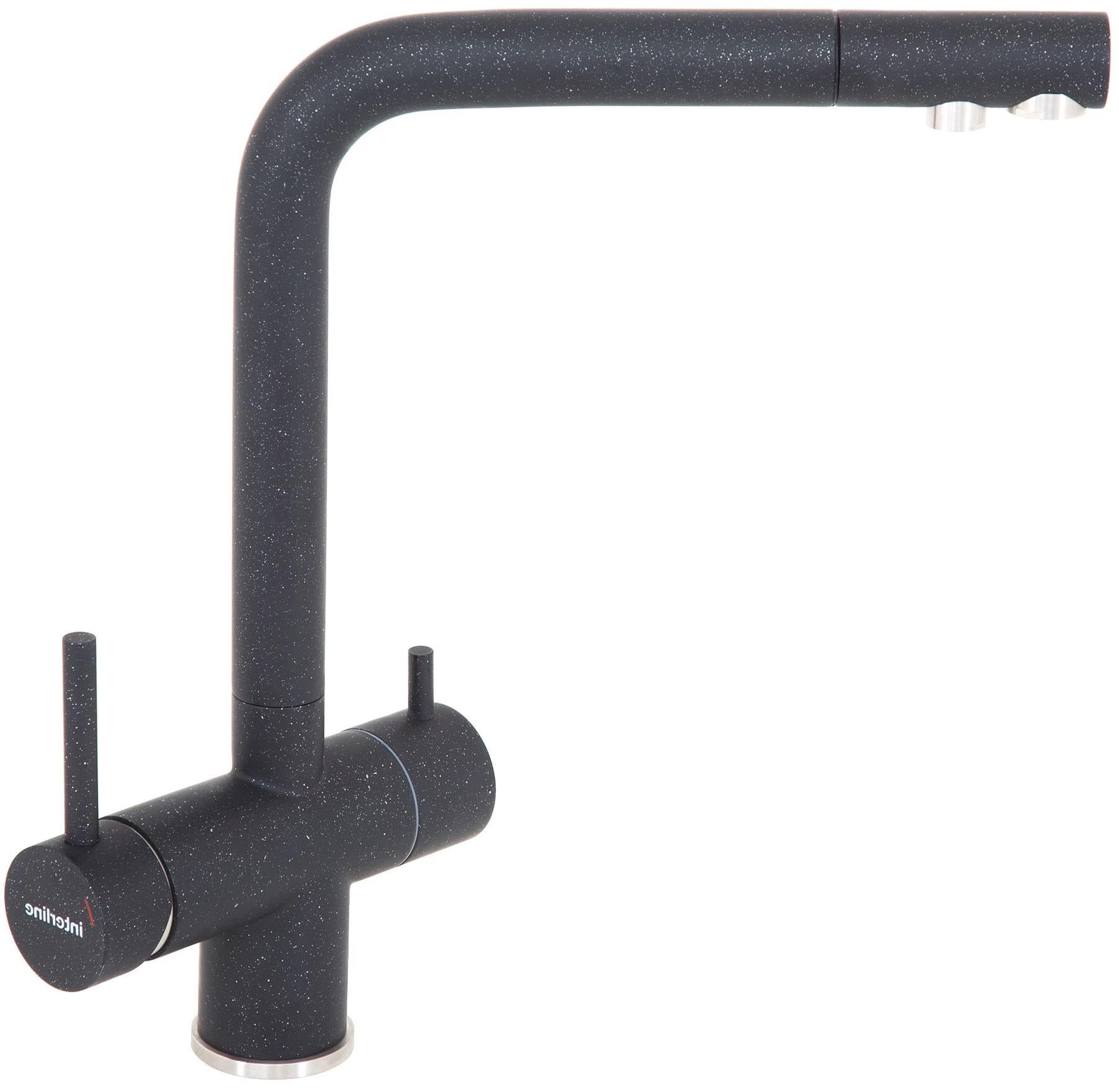 Смеситель для кухни Storm Черный (16416)