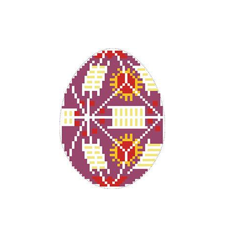 Схема сшитая пасхальная игрушка для вышивки бисером и нитками на ткани (ТР343аБ) Схема сшитая пасхальная игрушка для вышивки бисером и нитками на ткани (ТР343аБ)