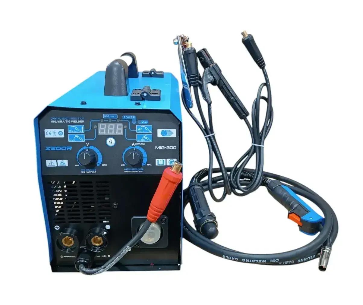Інверторний зварювальний апарат Zegor MIG-300/IGBT/4 КВт 3в1 MIG TIG MMA - фото 2 Інверторний зварювальний апарат Zegor MIG-300/IGBT/4 КВт 3в1 MIG TIG MMA - фото 2