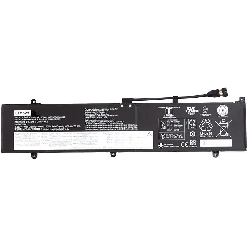 Акумулятор Power для ноутбуков Lenovo Yoga Slim 7 15 L19C4PF2 15,36V 4560mAh Акумулятор Power для ноутбуков Lenovo Yoga Slim 7 15 L19C4PF2 15,36V 4560mAh