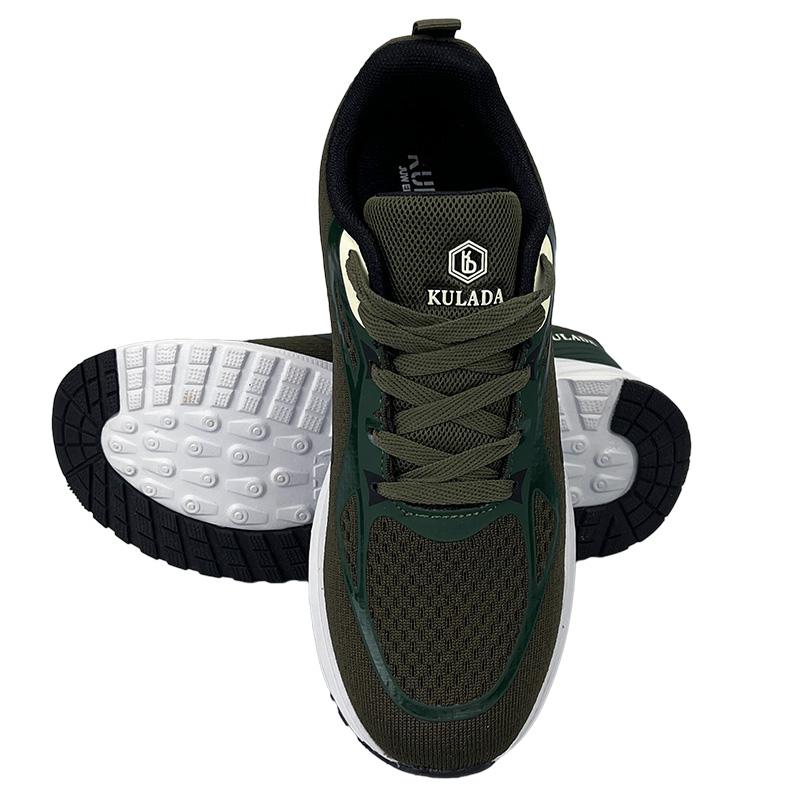 Кроссовки мужские текстильные 10501-2 p. 45 28-28,5 см Зеленый