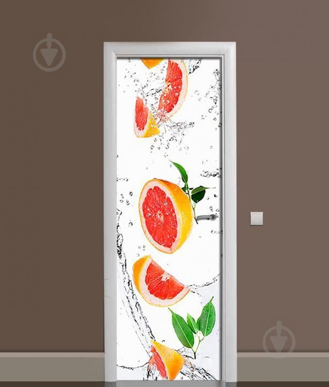 Наклейка на дверь  Zatarga  "Грейпфруты"  650х2000 мм (Z181310dv)