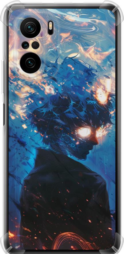 Чехол на Xiaomi Poco F3 Сатору Годжо (6129sp-2280-42517)
