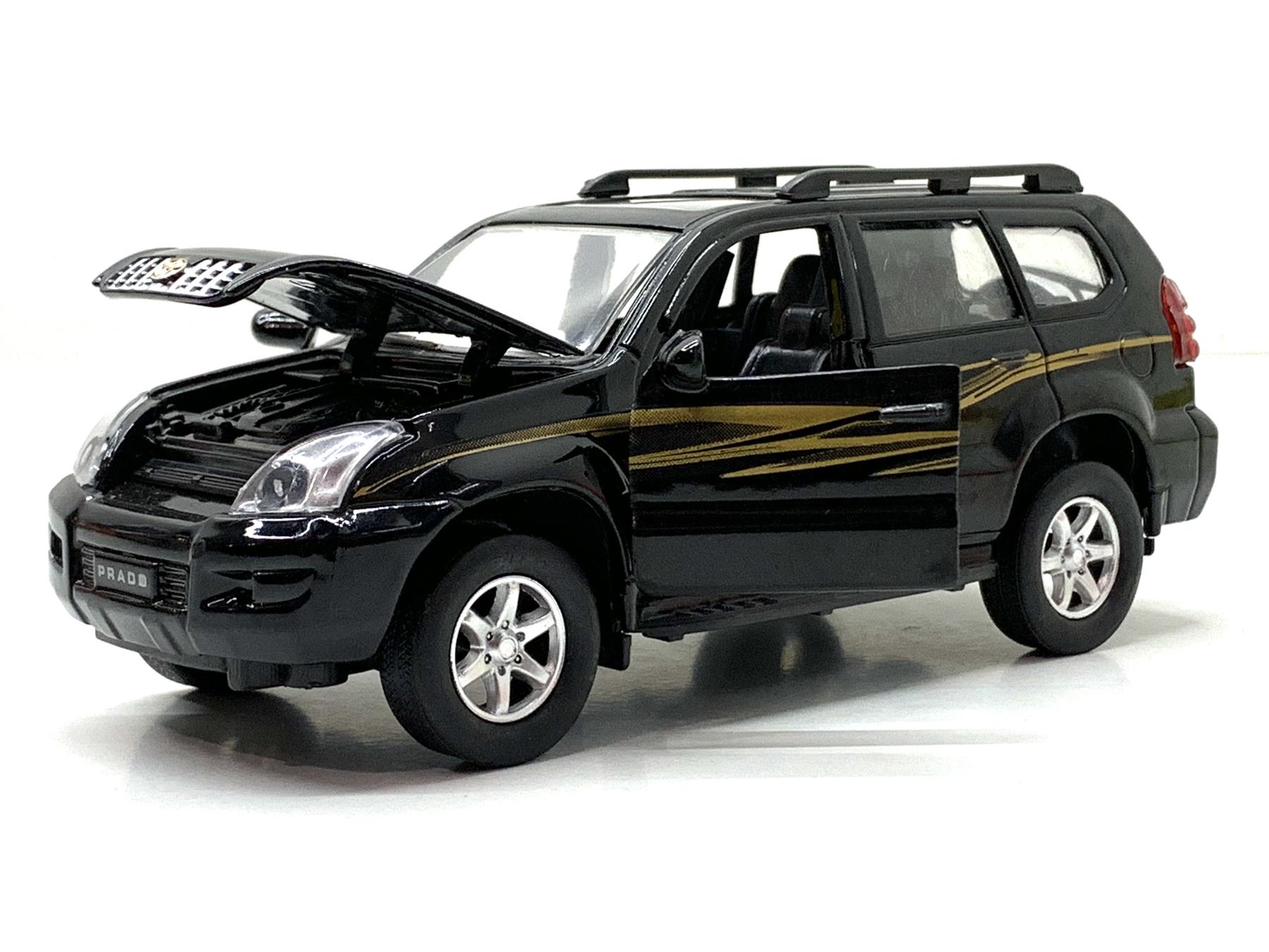 Машина Автосвит Toyota Prado инерционная 1:32 Черный (AS-2697) - фото 5