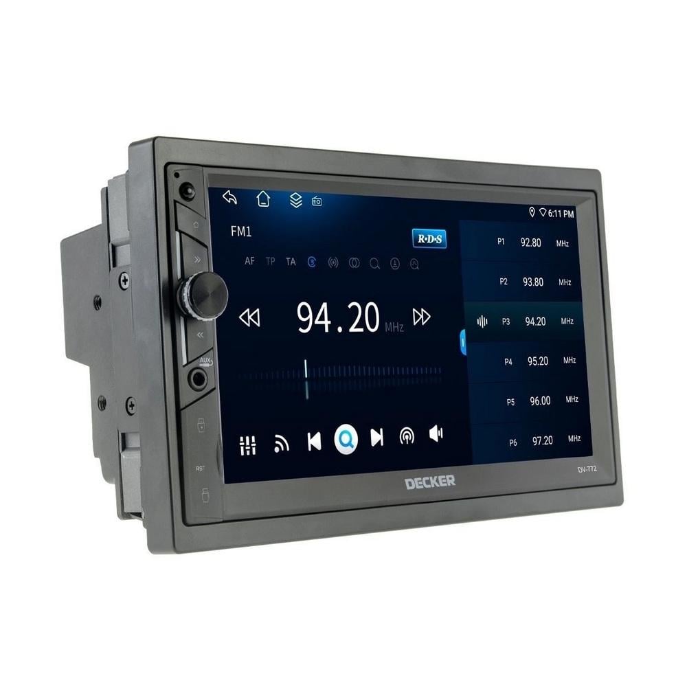 Автомагнитола Decker DV-772 2DIN 6+128 Гб DSP 4G 8-Core 7" (36564130)
