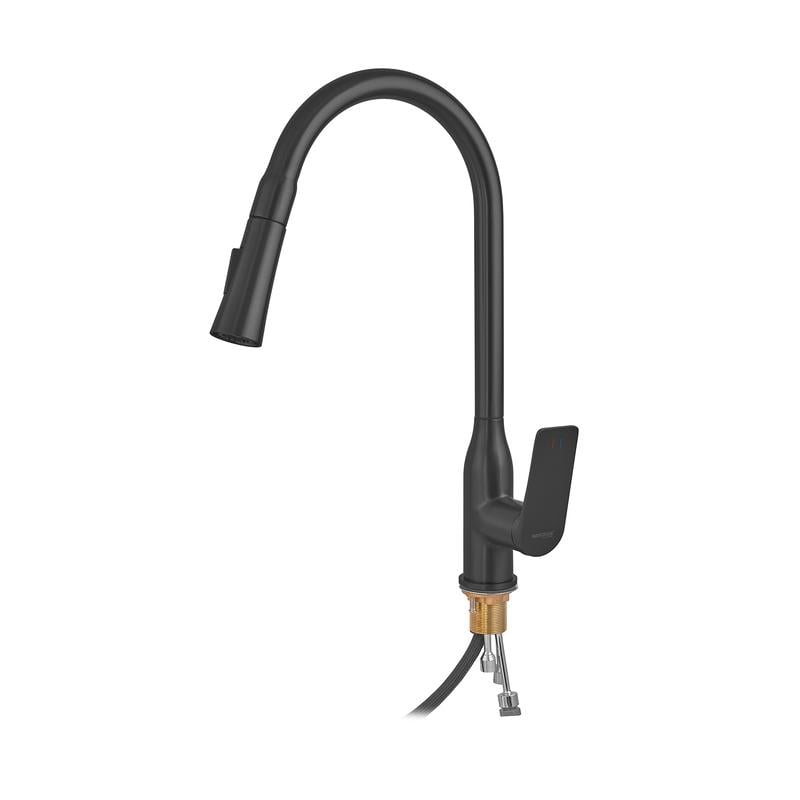 Змішувач для кухні MIXXUS Premium DERBY 014 NUT Black (MI6605)