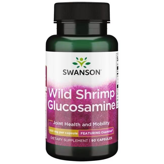 Глюкозамин Swanson Wild Shrimp Glucosamine 500 mg 90 capsules