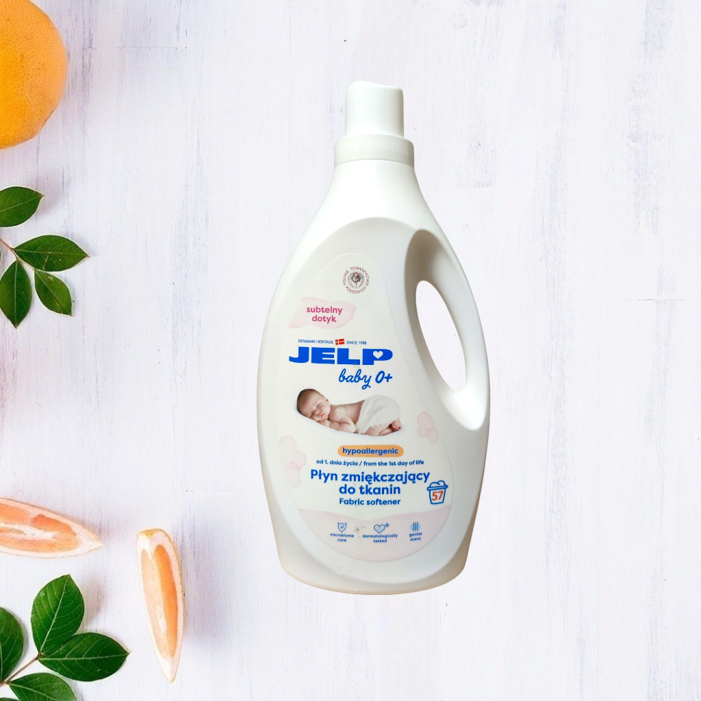 Ополіскувач гіпоалергенний JELP Baby 0+ для пом'якшення тканин 2 л 57 п