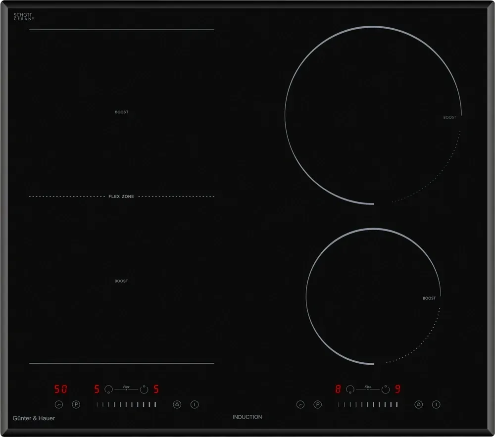 Варильна поверхня індукційна Gunter&Hauer I 6 MFZ Варильна поверхня індукційна Gunter&Hauer I 6 MFZ
