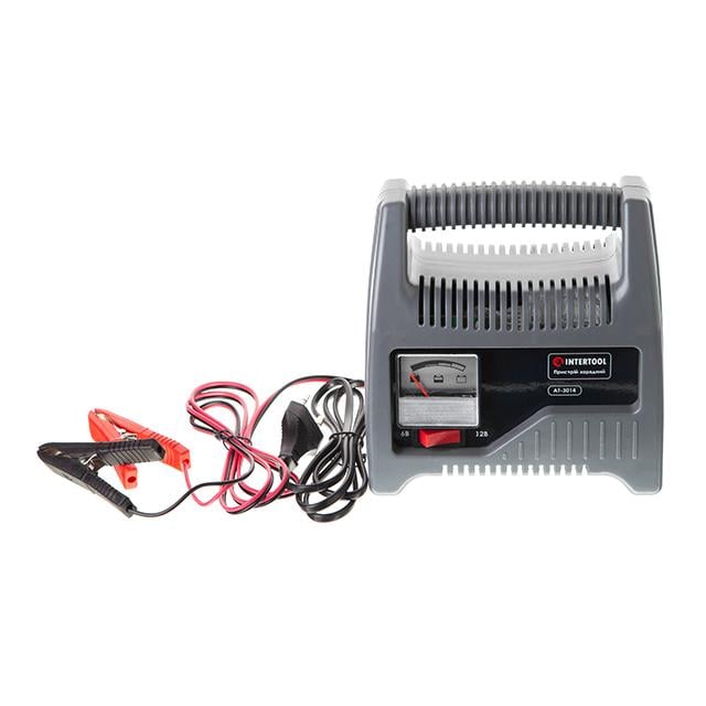 Пристрій зарядний для акумуляторів Intertool 6/12 В (AT-3014)