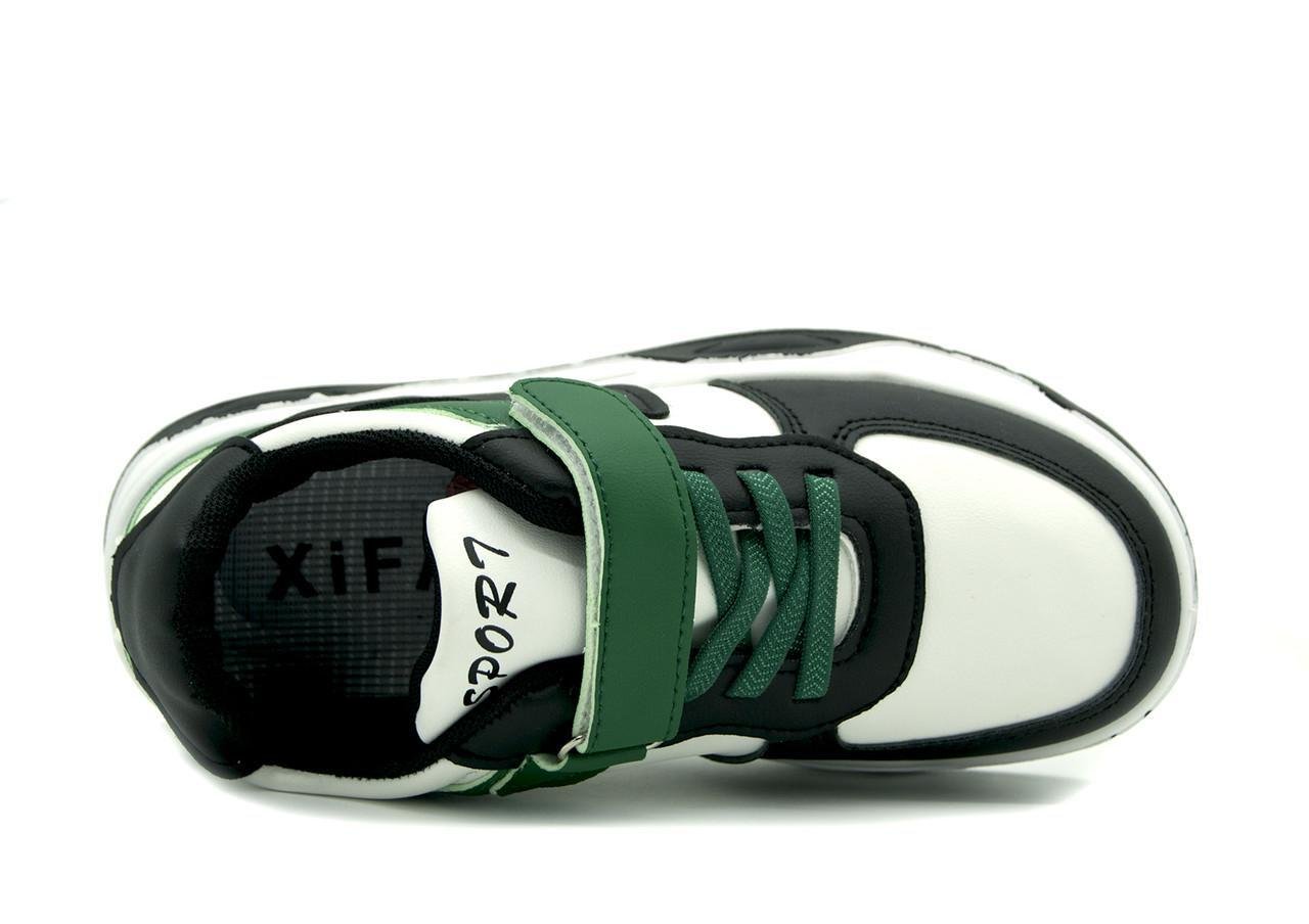 Кросівки дитячі XIFA для хлопчика р. 34/21 см Біло-зелений (517-002 white-green/2485999147) - фото 5 Кросівки дитячі XIFA для хлопчика р. 34/21 см Біло-зелений (517-002 white-green/2485999147) - фото 5