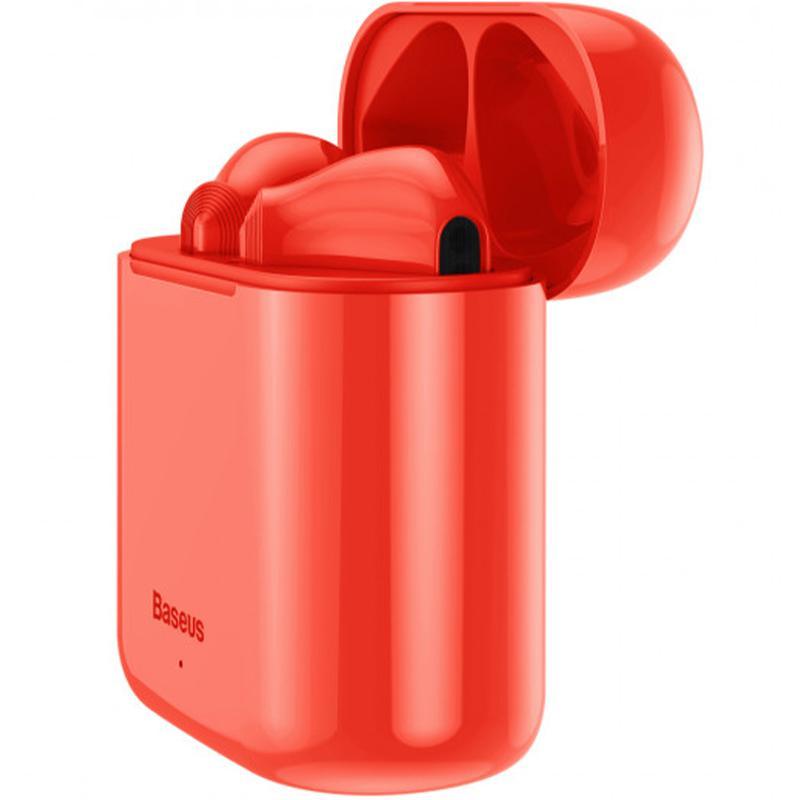 Наушники беспроводные TWS Baseus W09 NGW09-09 Red - фото 2