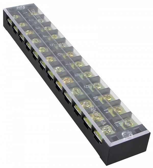 Колодка клемна в корпусі CHINT TB-4512 12P 15A 600V (558020)