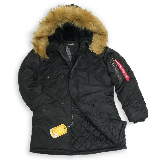 Куртка аляска Alpha Industries Darla Parka L Black (WJD38014C1BL) - фото 1