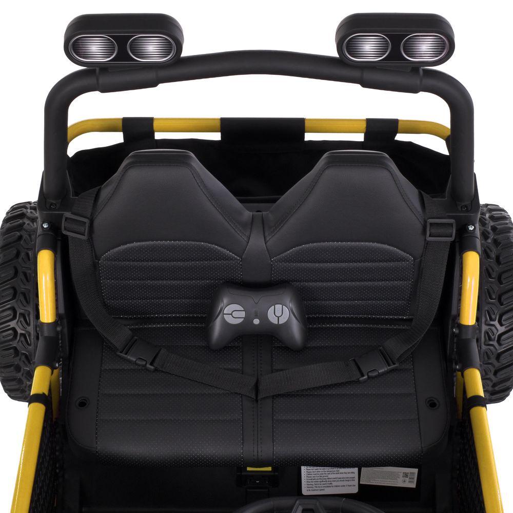Детский электромобиль двухместный Bambi Jeep M 6207EBLR 4W Желтый - фото 6 Детский электромобиль двухместный Bambi Jeep M 6207EBLR 4W Желтый - фото 6
