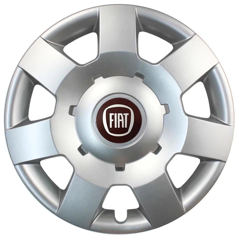 Колпаки SJS 219 с логотипом Fiat 4 шт. R14 Серебряный (2654557186)