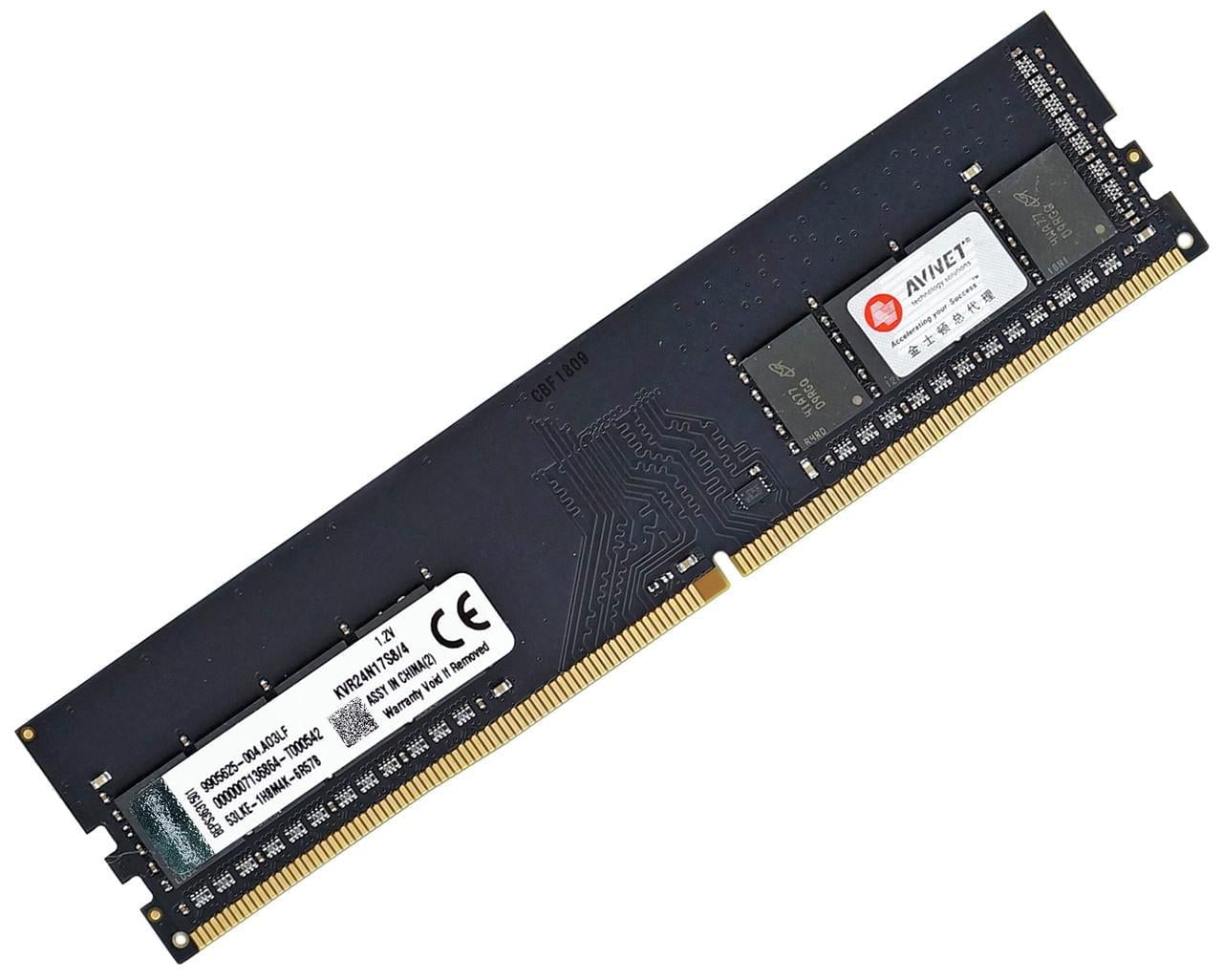 Оперативная память Kingston DDR4 4GB 2400MHz, PC4-19200, универсальная (KVR24N17S8/4) Оперативная память Kingston DDR4 4GB 2400MHz, PC4-19200, универсальная (KVR24N17S8/4)