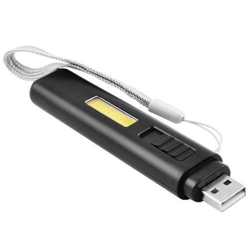 Фонарь-брелок 41L-UV+COB USB со встроенным аккумулятором (00000052828)