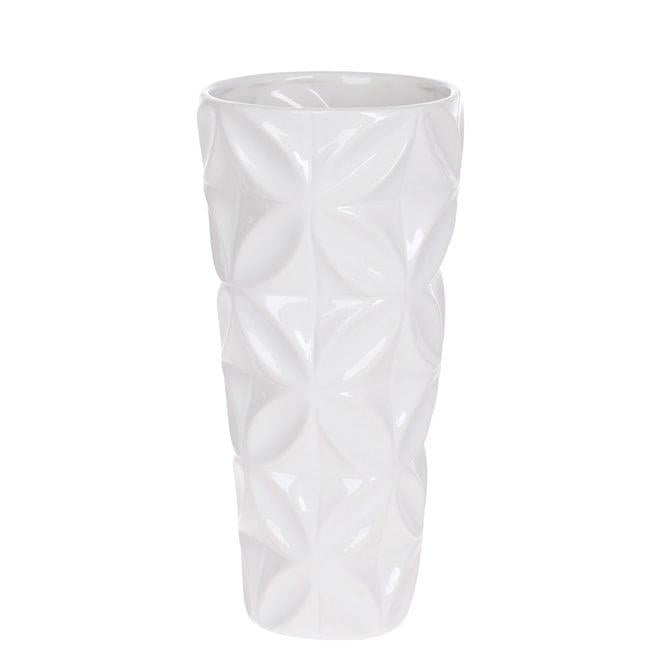 Ваза керамическая Flora Шарлотта 30,5 см Белый (32929)