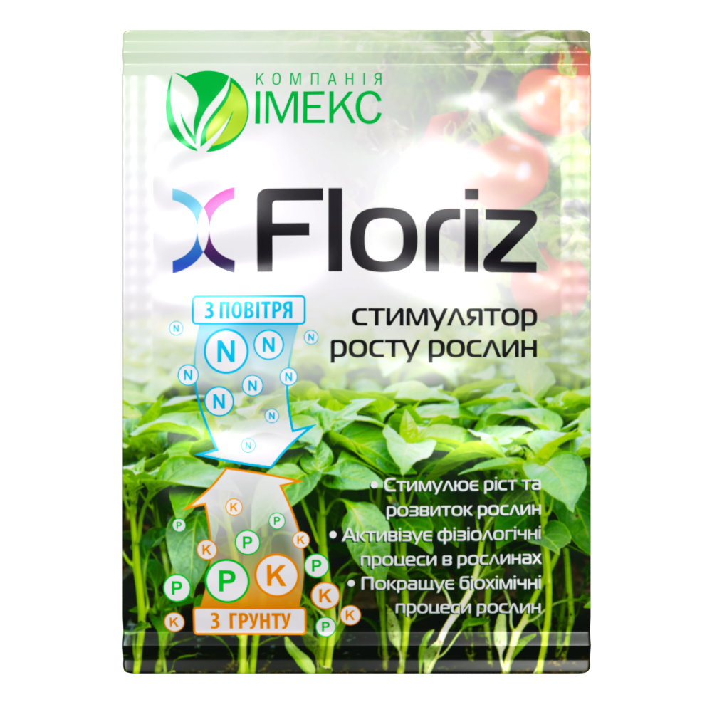 Добриво Імекс Агро FLORIZ Антистресант із стимулюючим ефектом (25549983)