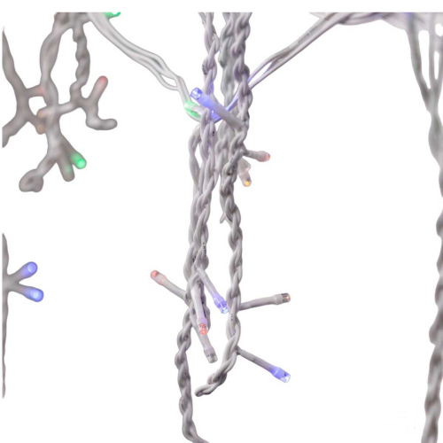 Гирлянда уличная Бахрома морозостойкая от сети 100 LED 3 м Разноцветный (21627210) - фото 11