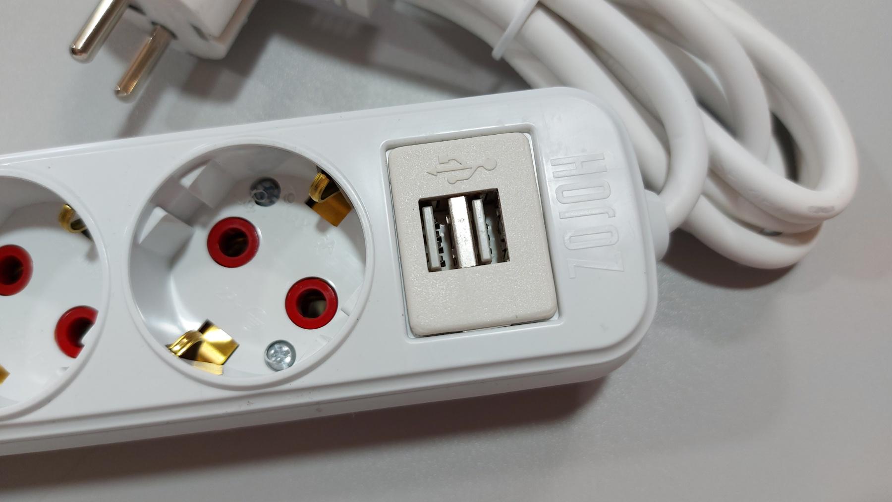 Подовжувач Horoz Electric USB з заземленням 3 м (200-303-305) - фото 5