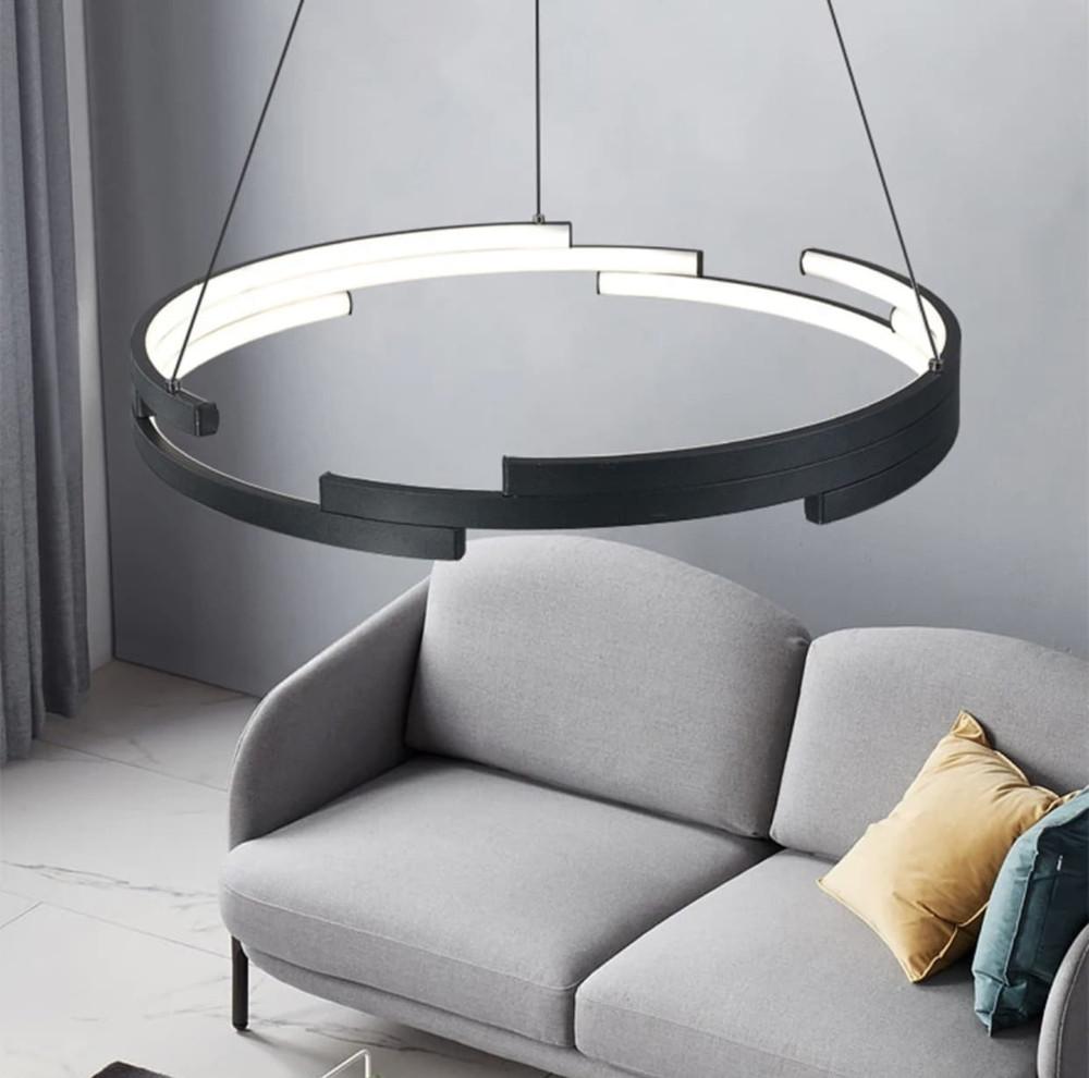 Люстра минималистичная LED Черный (SGA 17-550 BK) Люстра минималистичная LED Черный (SGA 17-550 BK)