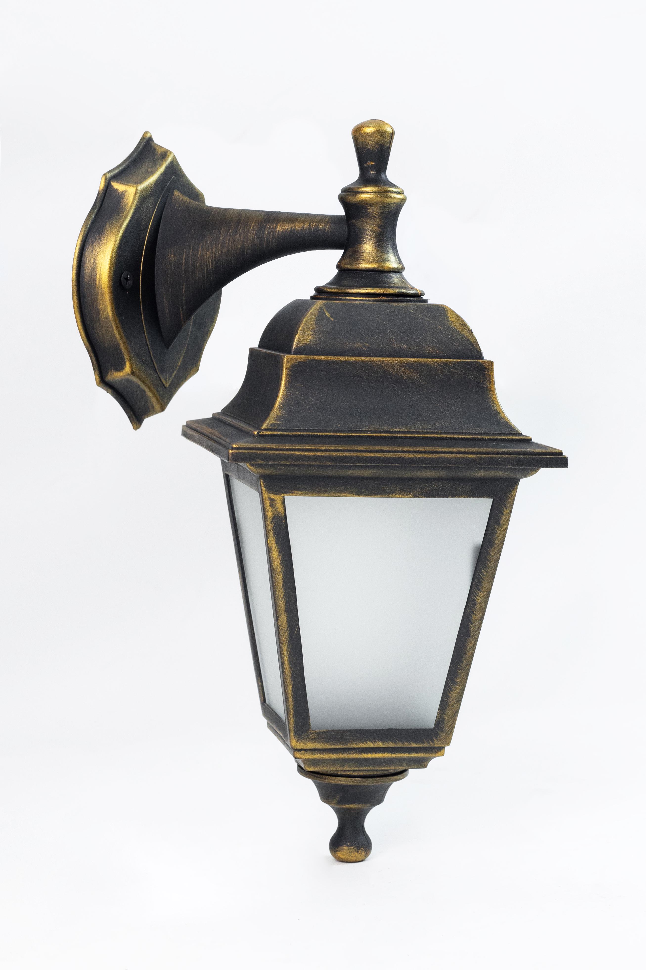 Світильник настінний вуличний Барі Ретро з матовим склом Мідний (10184739) - фото 3