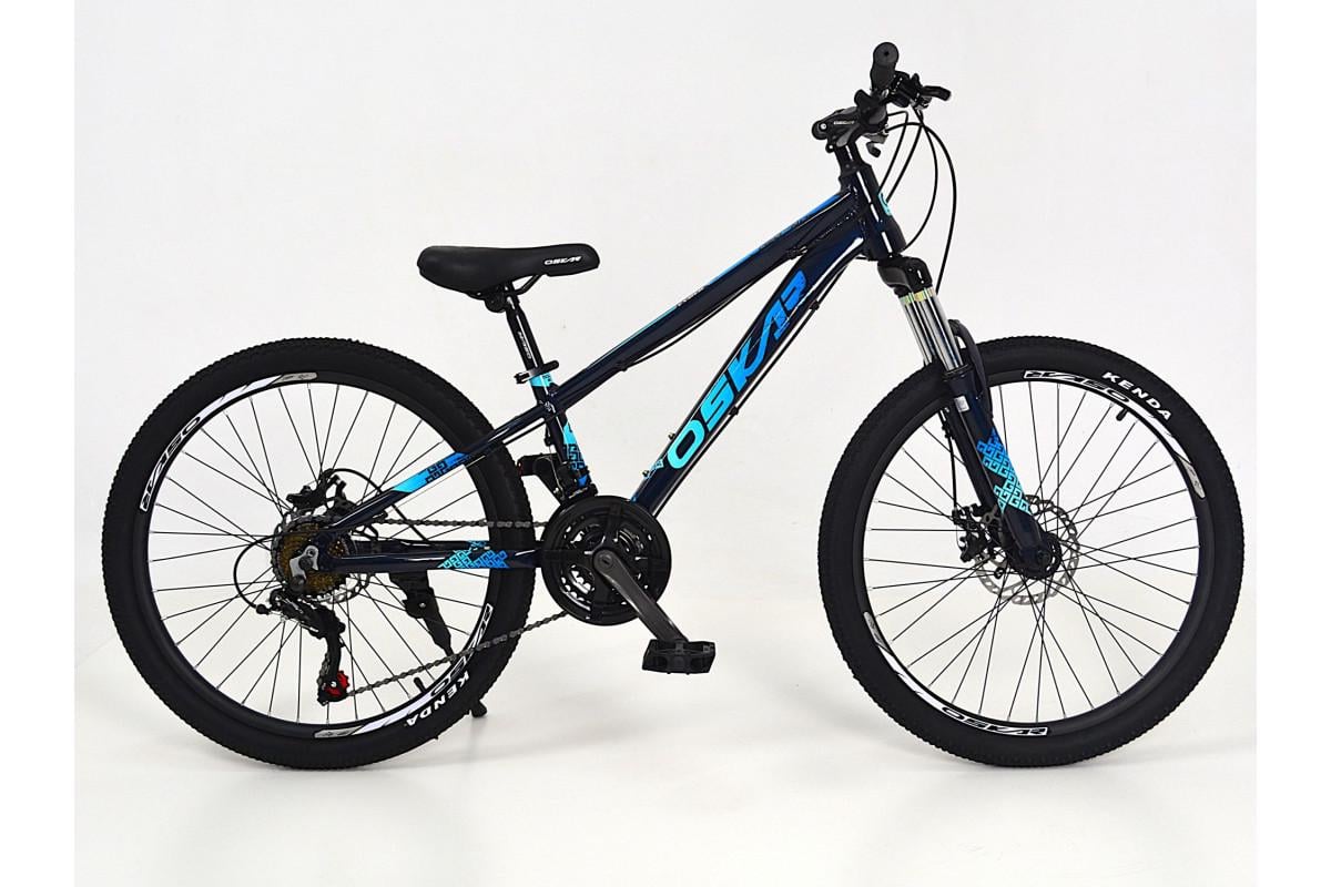 Велосипед Oskar CYBER алюміній 24"/11" Синій (50000322)