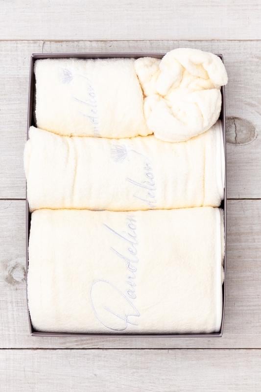 Подарунковий набір рушники з мікрофібри банний/лицевий та аксесуари для волосся Носи Своє One size Молочний (18721) Подарунковий набір рушники з мікрофібри банний/лицевий та аксесуари для волосся Носи Своє One size Молочний (18721)