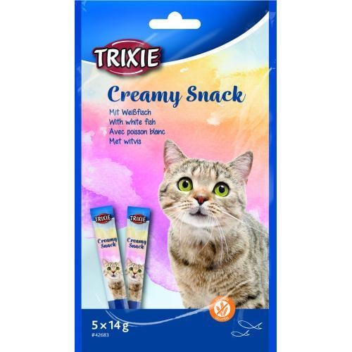 Ласощі Trixie Creamy Snacks для котів риба 5 шт./упак. 14 г