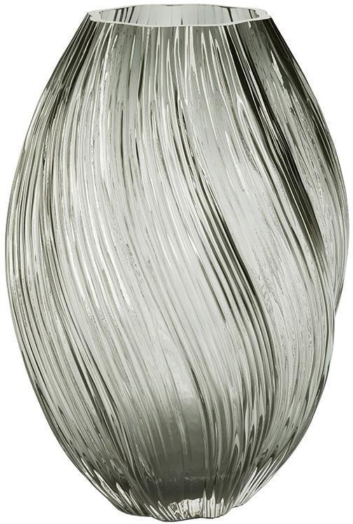 Ваза для цветов декоративная Miranda 18х27 см Серый