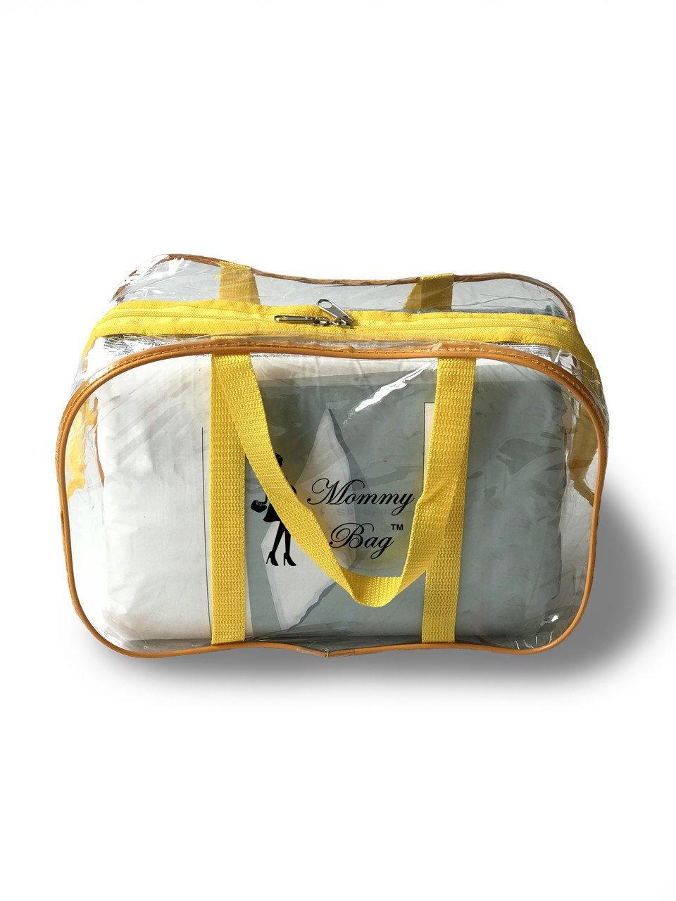 Сумка в роддом S Желтый/Прозрачный (14584522)