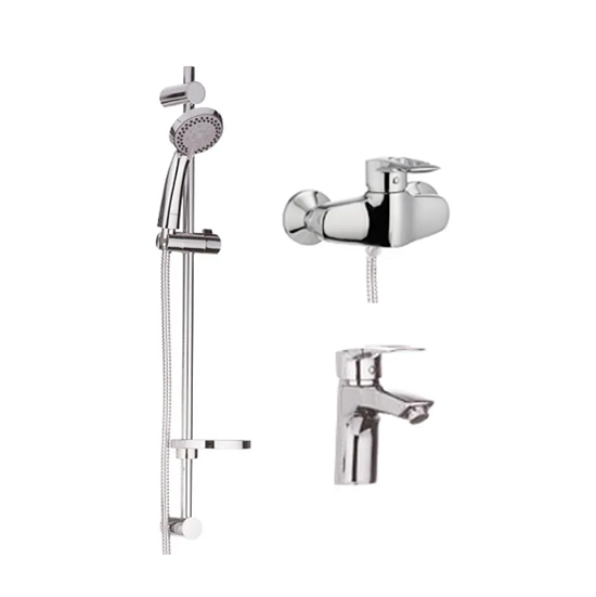 Комплект смесителей для ванной Haiba Hansberg SET-2 (HB0901)