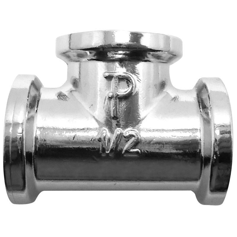 Тройник Pattaroni РВВВ 1/2" латунь (F130CR002)